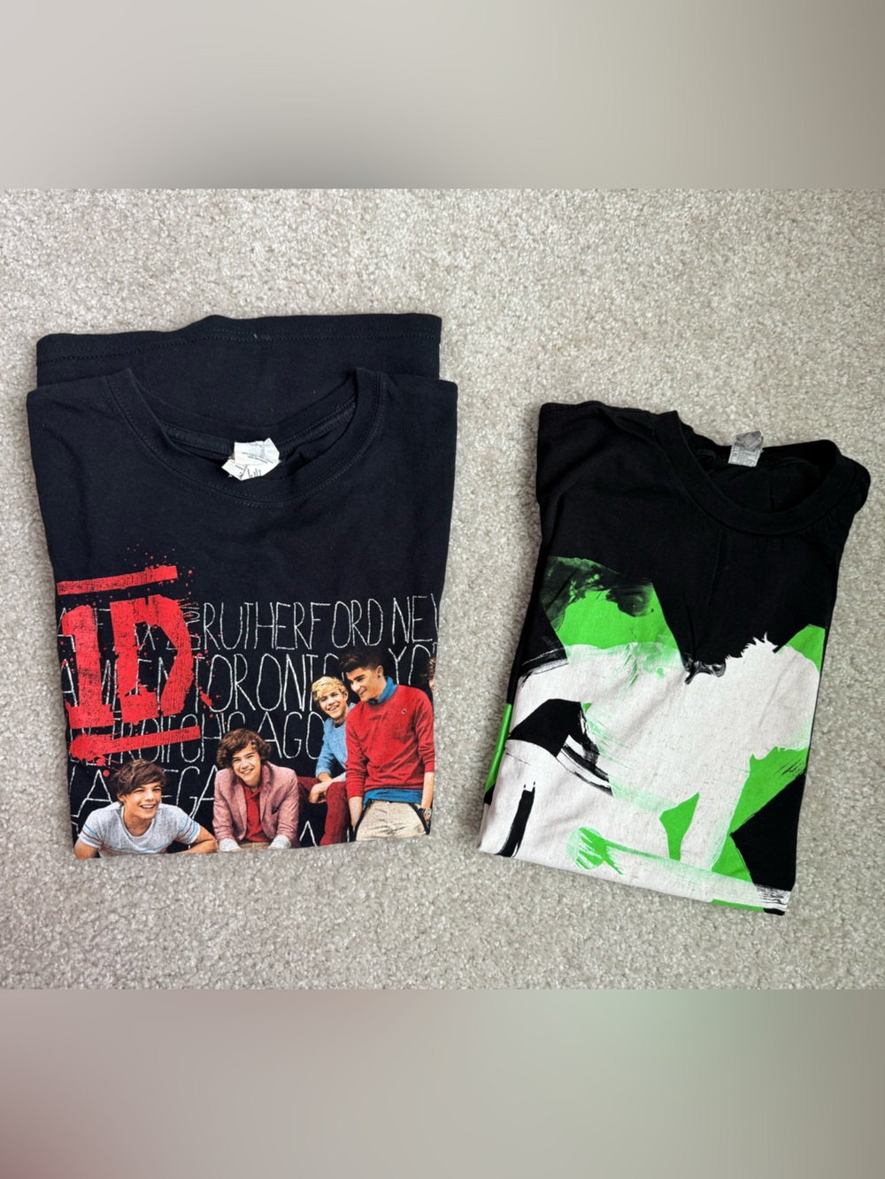 One Direction & Ed Sheeran Concert Shirts